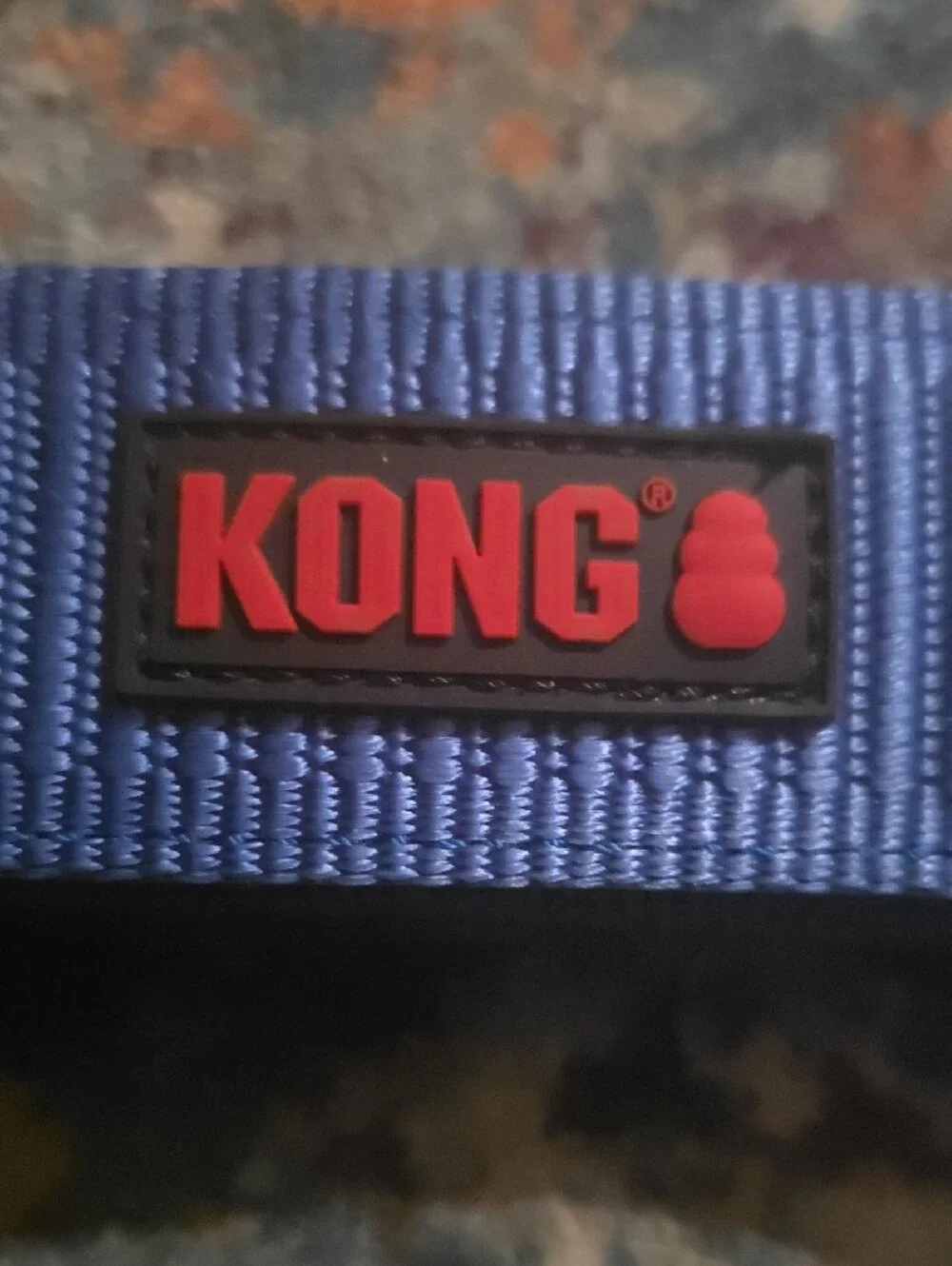 Kong Blue Nylon Dog Collar with Black Buckle LARGE NWT